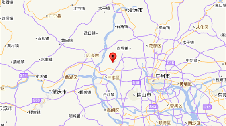 佛山三水發生3.2級地震