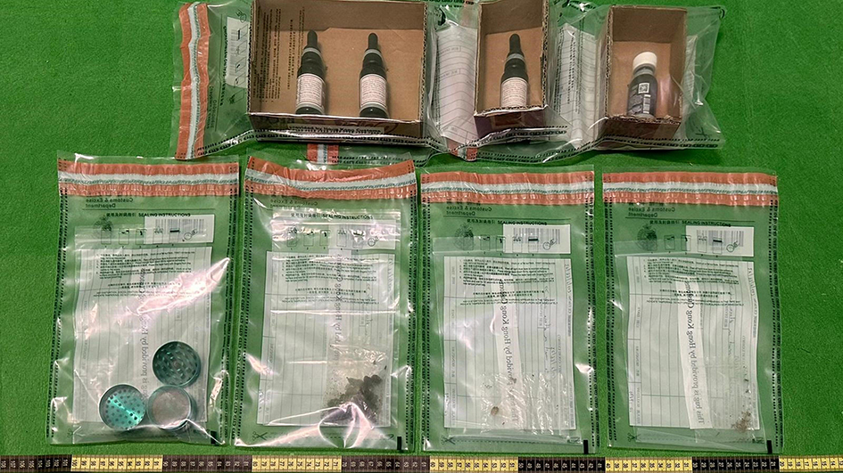 海關偵破首宗入口及管有CBD案 一名男子被捕