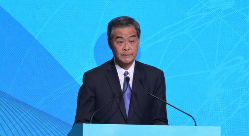 梁振英：香港不能成為孤島 不能被邊緣化