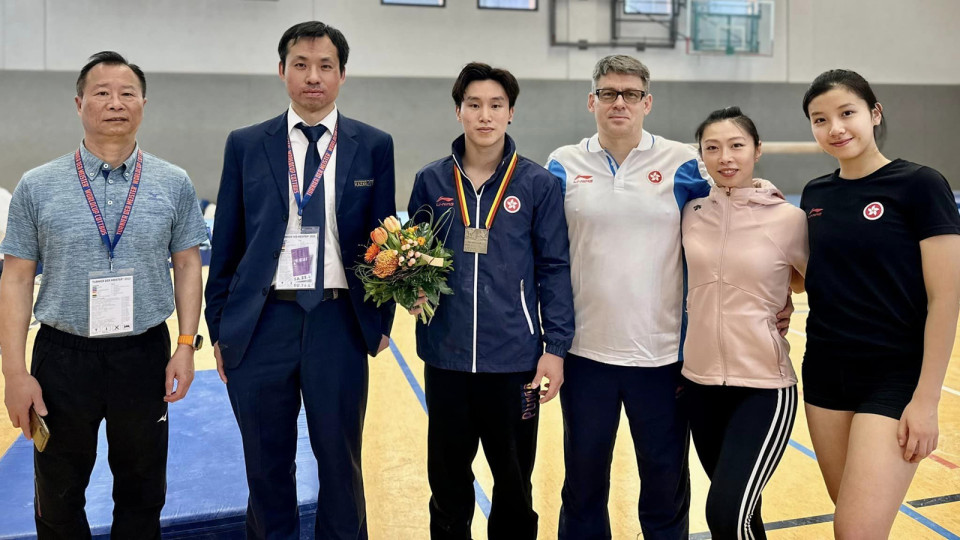 港將石偉雄再展李世光跳 體操世界盃摘銅