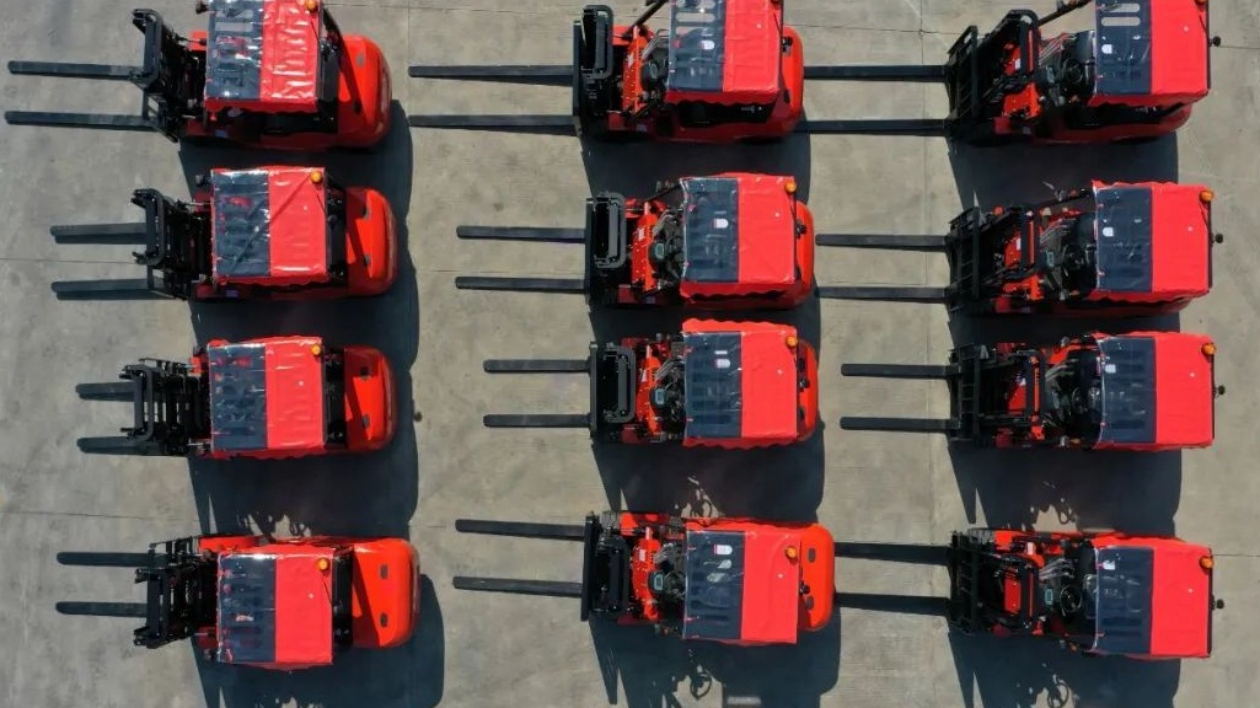 安徽巢湖：「巢湖產」叉車衝刺首季「開門紅」