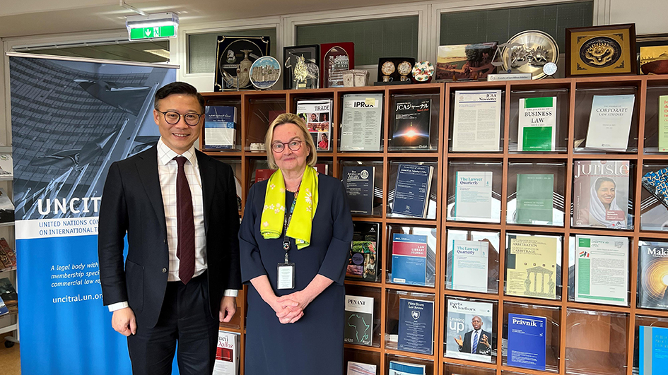 張國鈞到訪維也納 落實11月在港舉辦亞太司法會議