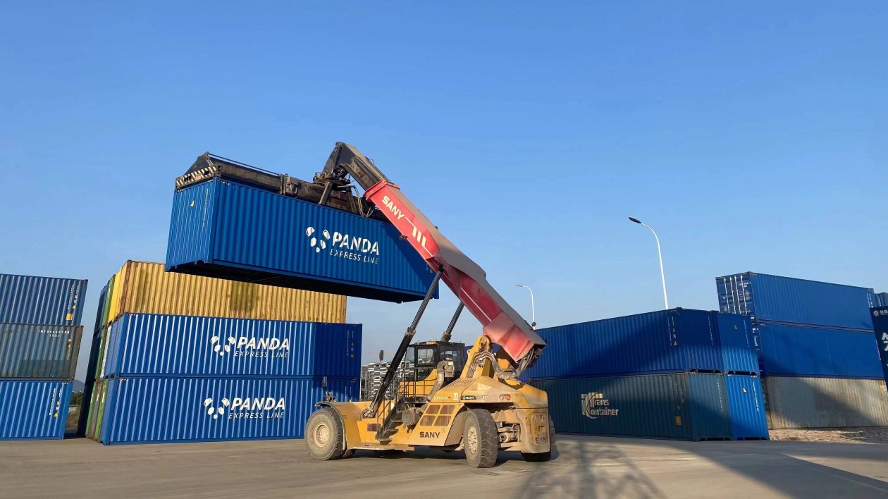 實現雙向互通 廣州東部公鐵聯運樞紐首趟中歐回程班列來了