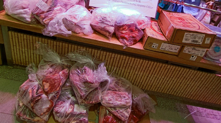 涉冷藏牛肉當鮮肉賣 黃大仙一新鮮糧食店280公斤貨遭扣