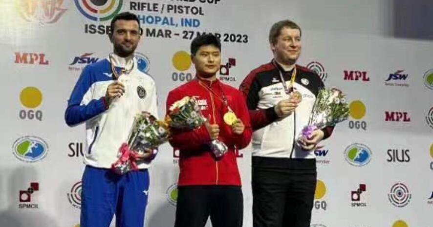 射擊世界盃印度站：中國隊8金收官 