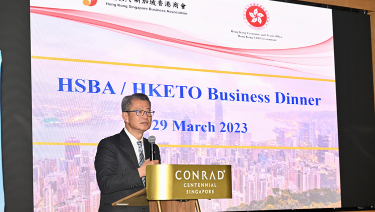 陳茂波：港新可共同探索高增值服務平台機遇