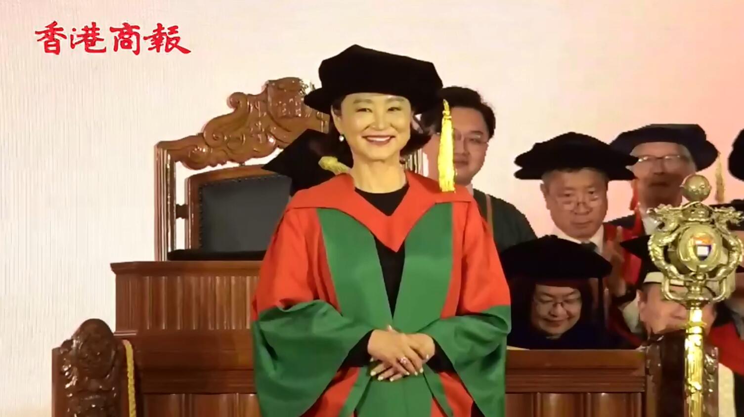 有片 | 林青霞成港大博士 現場直擊女神風采！