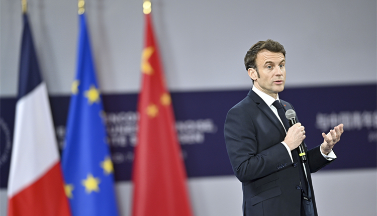 馬克龍呼籲歐洲勿做附庸 歐洲媒體關注