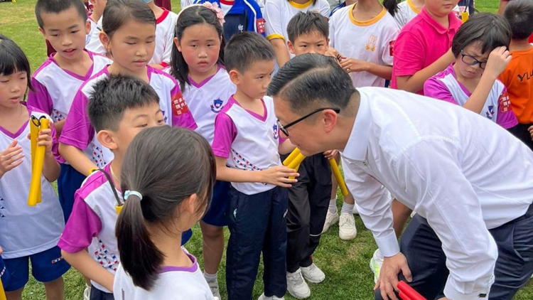 鄧炳強出席推廣國家安全教育活動 逾百名學生齊參與
