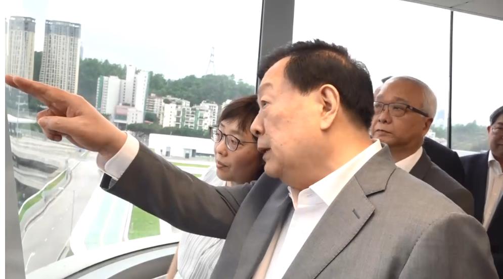有片｜夏寶龍今日在港進行第三日考察行程