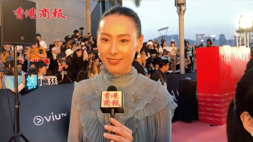 有片丨梁洛施現身金像獎 稱目前單身計劃繼續拍片