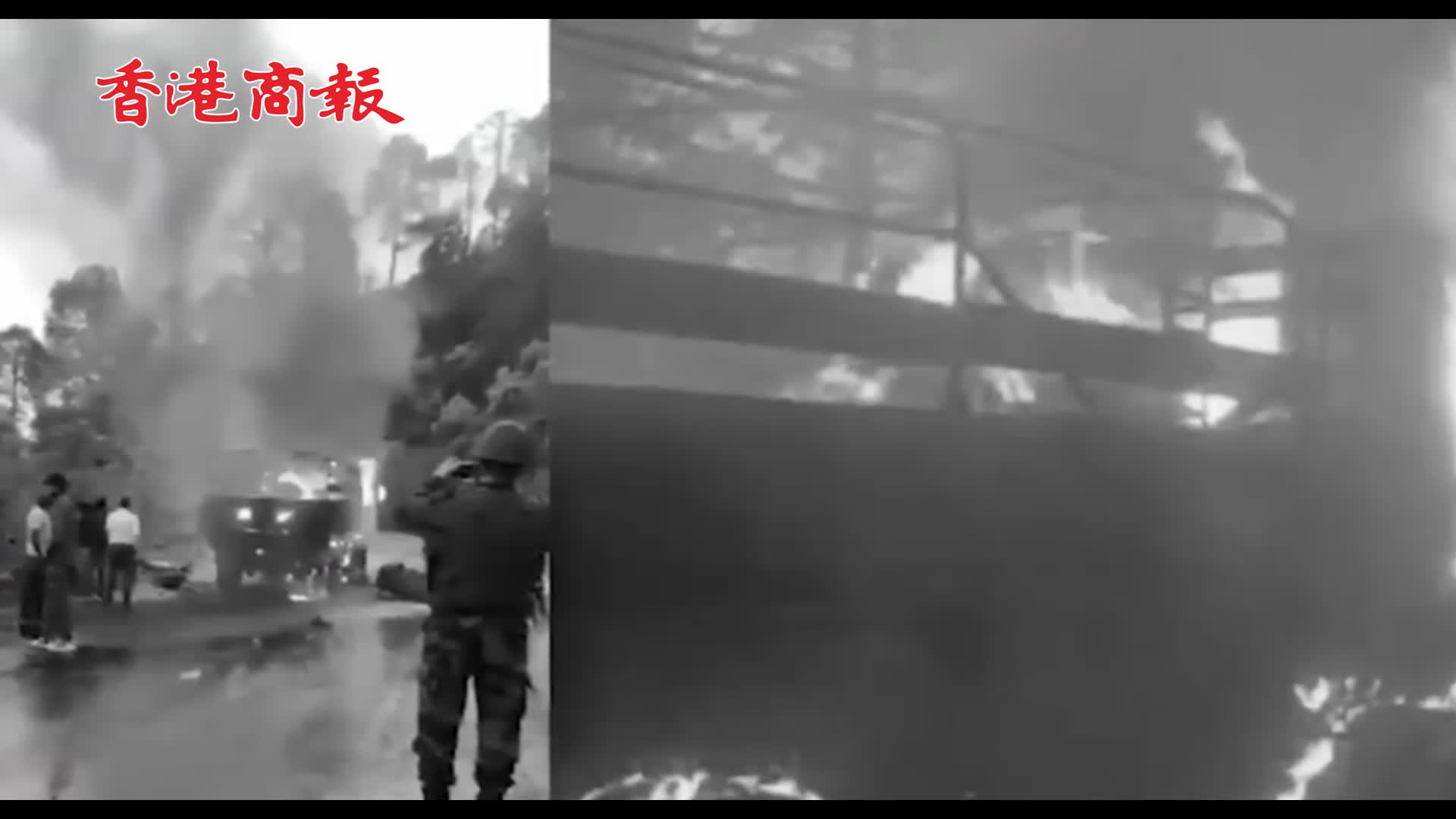 有片｜ 印度一軍車遭襲致5名軍人死亡