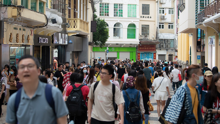 澳門首季GDP按年實質上升38.8%