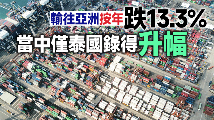 ​香港4月出口按年跌13%