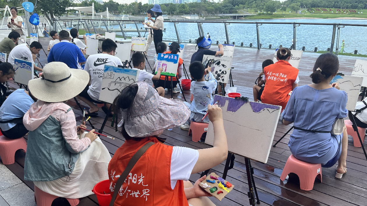 關愛特殊兒童，深圳舉辦「星星畫語」特普融合風景寫生