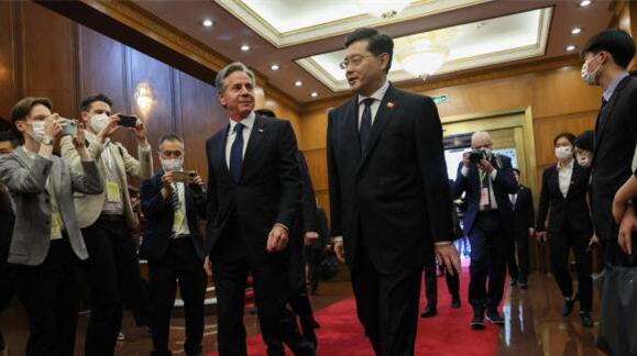 中美外長會談結束 持續了五個半小時 