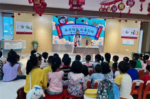 湖南少兒圖書館舉辦端午國潮故事會