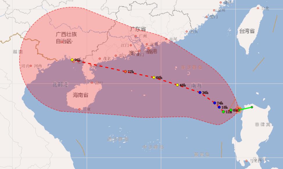 廣東啟動防風Ⅳ級應急響應