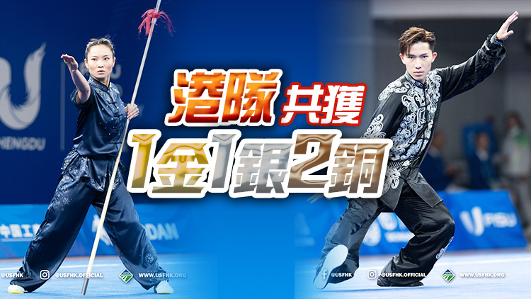 港隊大運會再添兩枚獎牌 沈曉榆、許得恩各摘一銅