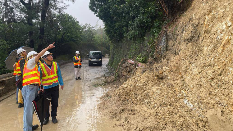 林世雄：經過過去兩三日全力搶修 基本上所有道路已開通