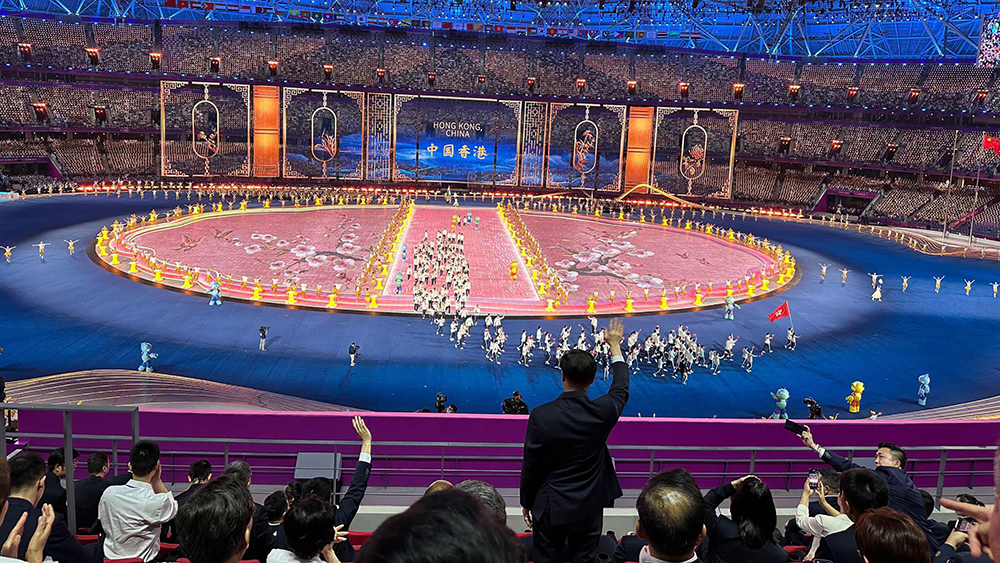 李家超出席杭州亞運會開幕式