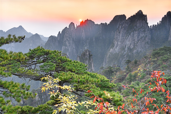 【有片】 五百里黃山燦若圖繡