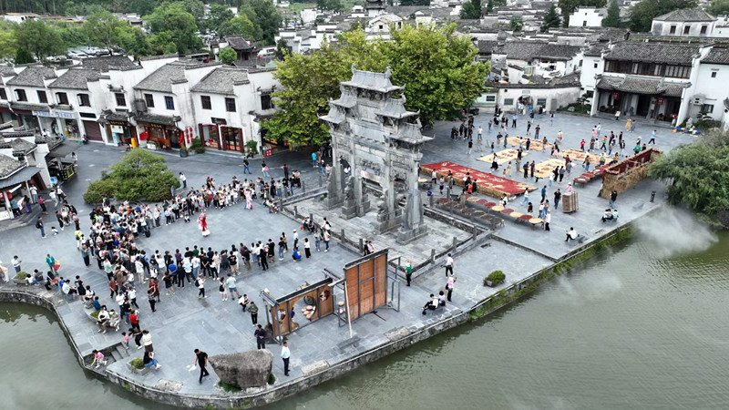 皖黟縣西遞鎮：扮靚古鎮「高顏值」  提升景區「高品質」