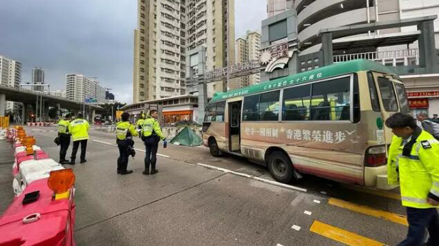 新蒲崗發生致命交通意外 女子被綠色小巴撞倒當場死亡