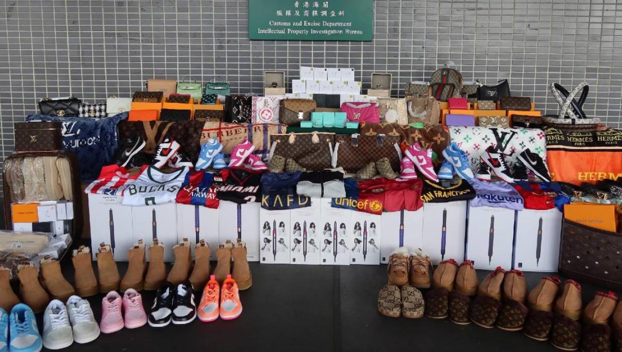 海關打擊三地跨境活動 檢1.4萬件懷疑冒牌貨物