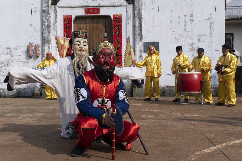 有片【「開祁門 見黃山」神秘的祁門系列展播】之祁門儺舞