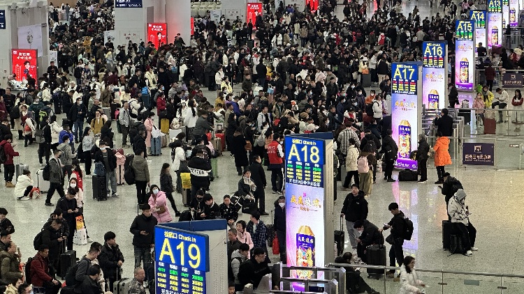 今日中國鐵路預計發送旅客1250萬人次