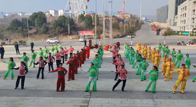 湖北荊門：體育過大年 運動不打烊