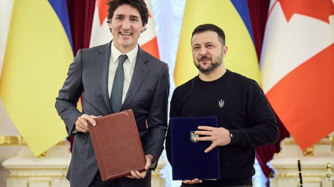 加拿大與烏克蘭簽署安全協議 承諾追加22億美元援助