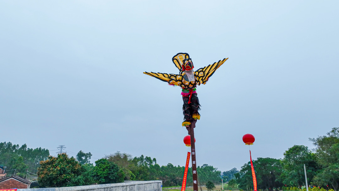高難驚險！湛江「鷹雄」大戲高空上演