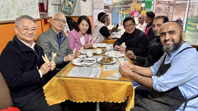 謝展寰走訪牛頭角及葵涌3食肆 了解業界「走塑」準備情況