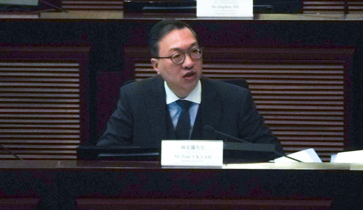 林定國批部分西方政客抹黑立法 企圖將香港去功能化