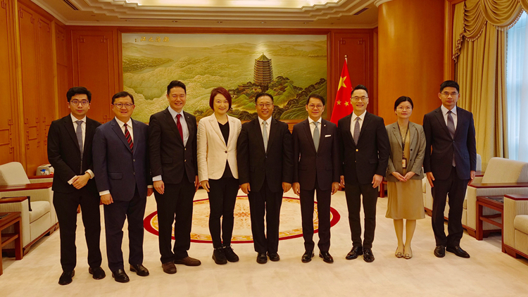 民建聯拜訪崔建春 就民間外交解說國安條例等議題進行交流