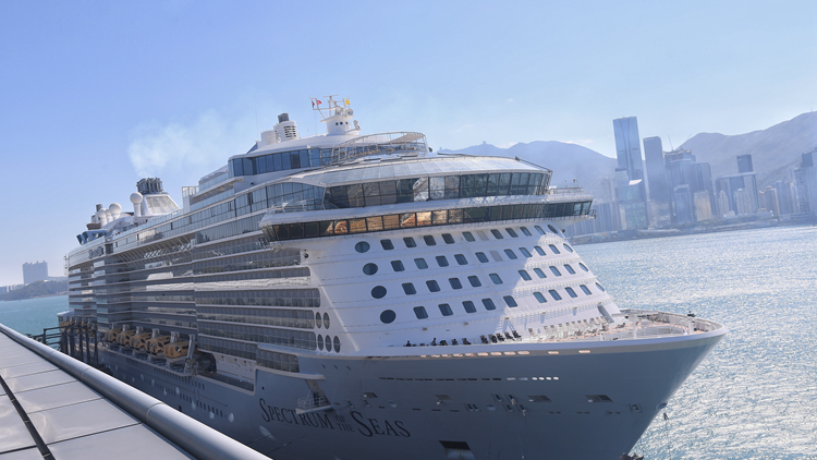 外國旅遊團乘坐郵輪入境沿海省份免簽 港府歡迎：有助推動郵輪業發展