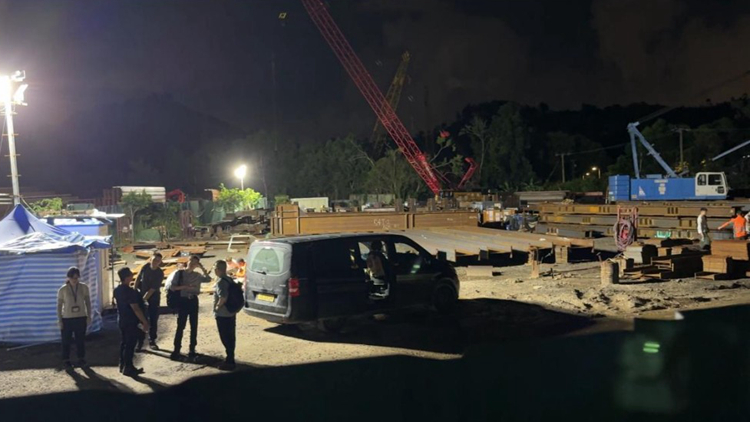 元朗貨倉男工人被工字鐵擊斃 勞工處：已向僱主及承建商發出暫時停工通知書