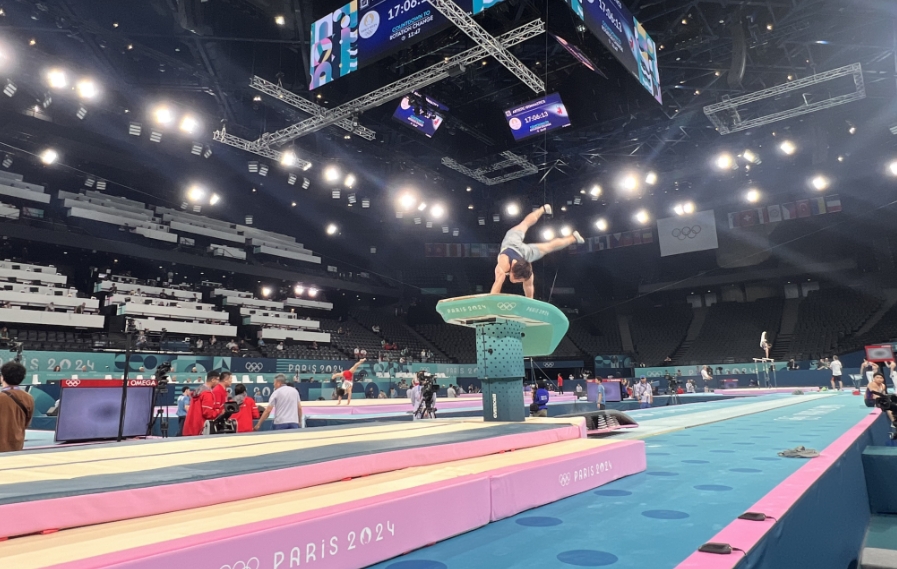 第3度征戰奧運 石偉雄賽前練習跳馬為資格賽作準備