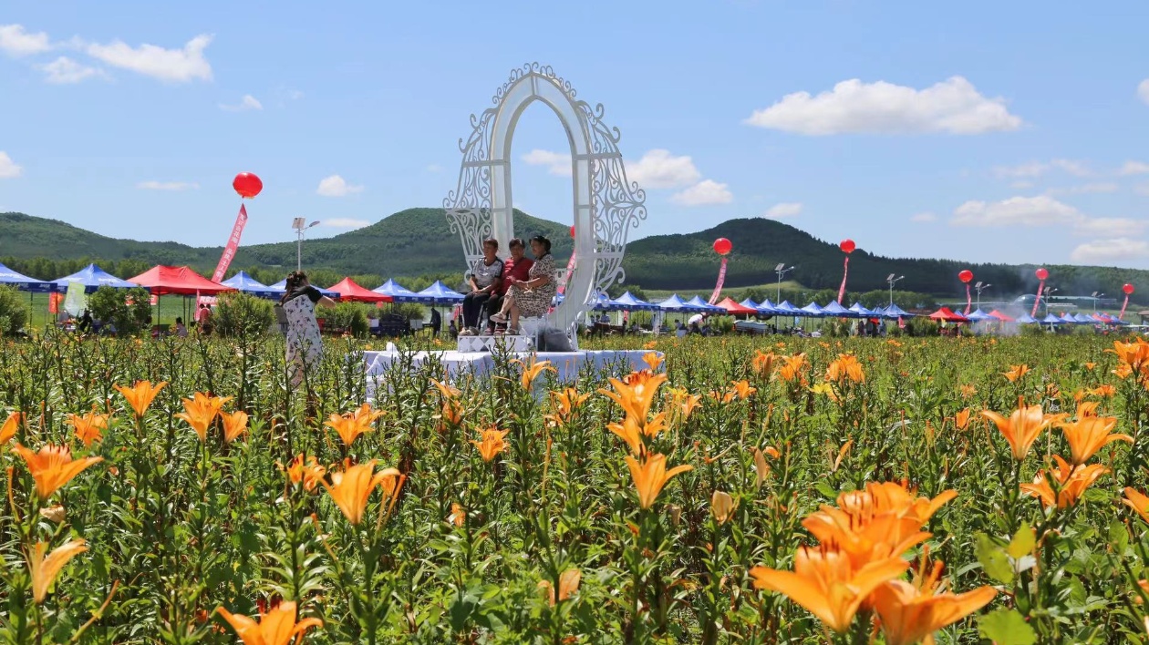 黑龍江寶清縣第五屆百合花文化季精彩啟幕