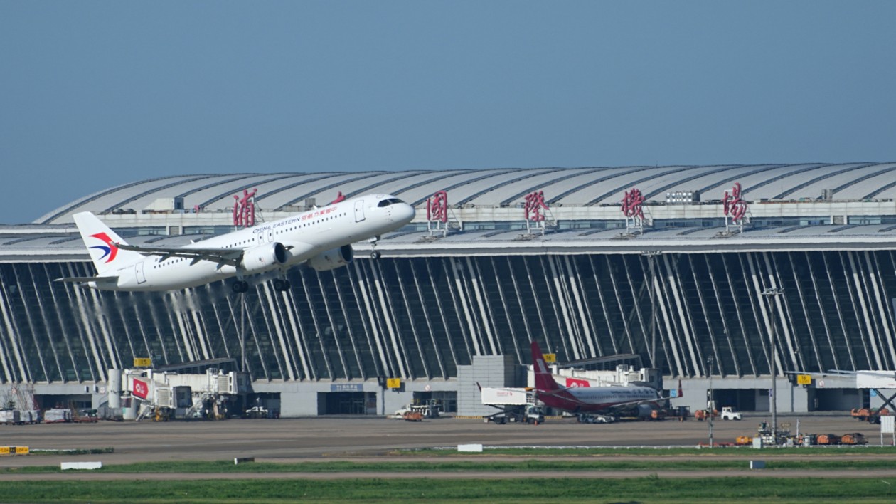 有片∣東航入列第7架C919國產打飛機  全球首發用戶機隊已服務超40萬人次
