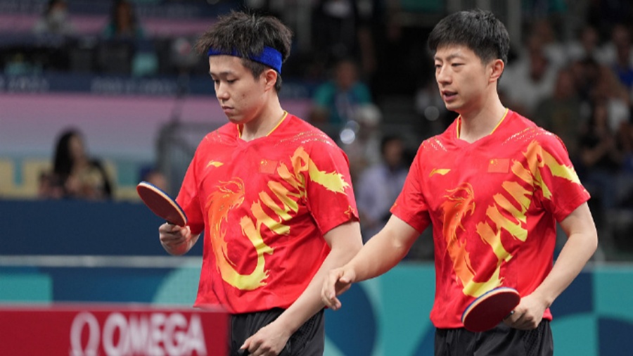 巴黎奧運 | 馬龍王楚欽3比0戰勝印度組合