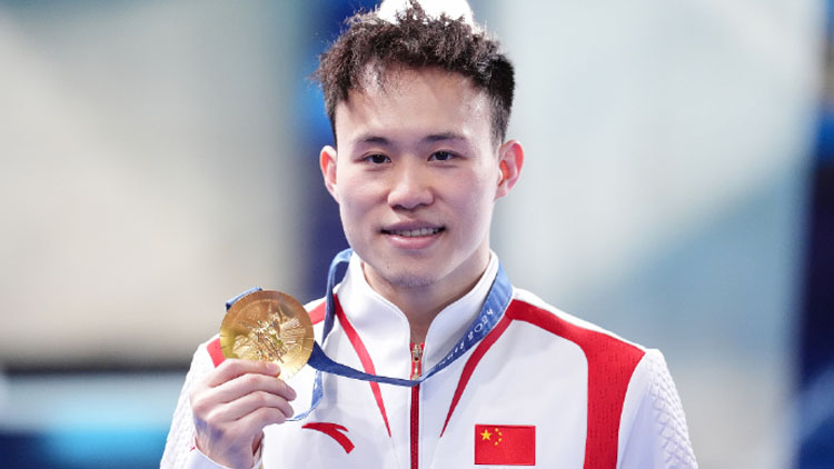 巴黎奧運丨第27金！謝思埸跳水3米板金牌