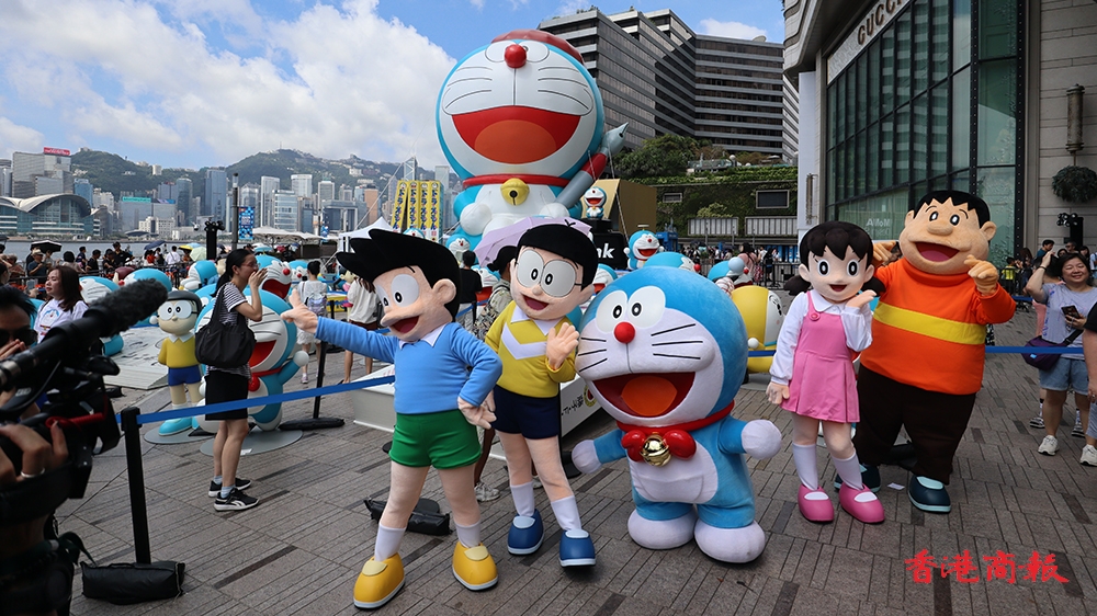 多圖｜多啦A夢展免費展區最後一天 展覽連日來吸引500萬人次