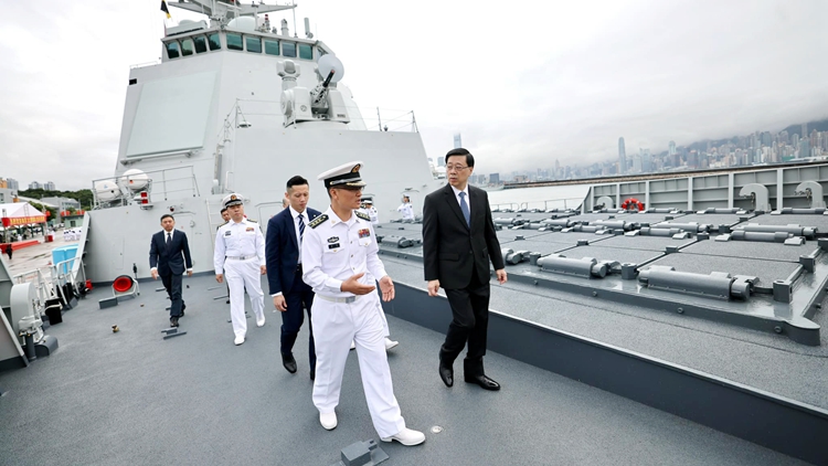 李家超：歡迎海南艦及長沙艦訪港 市民可親身體驗了解國防及軍隊現代化建設重大成就