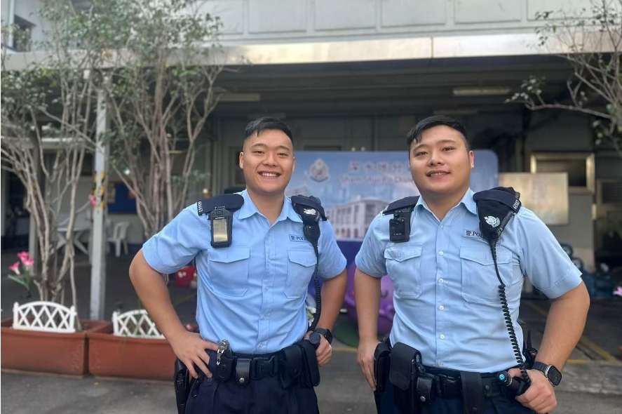 何文田追捕毒販大難不死 衝鋒隊警員獲頒授「花雞繩」嘉許