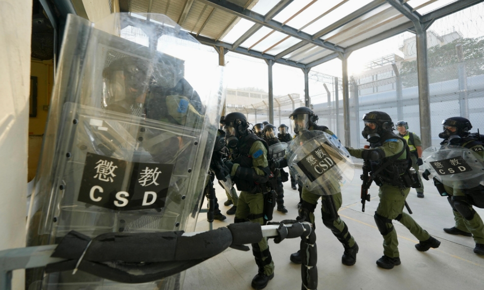 懲教署「和諧二十三號」演習 測試突發事件應變能力