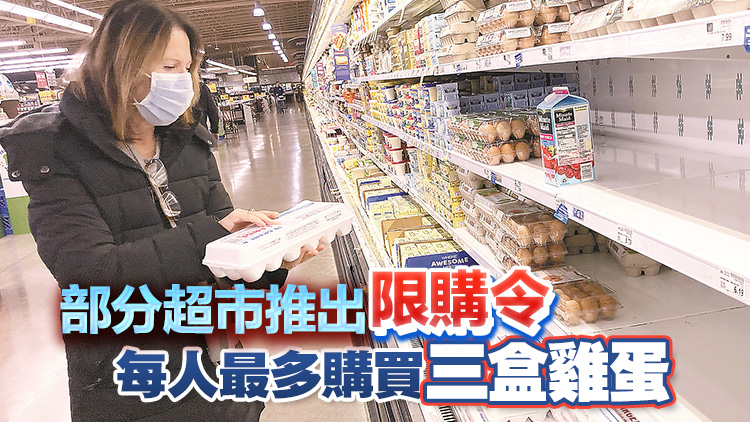 供需緊張致蛋價飆升近四成 美國聖誕節或臨雞蛋荒