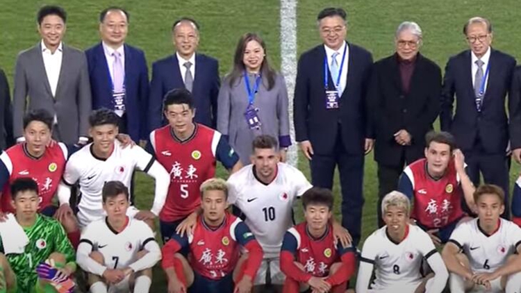 羅淑佩現場睇省港盃好開心：港隊打得很好 讚黃皓雋伍瑋謙